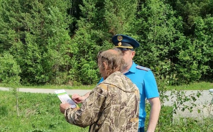 Профилактический рейд на территории Кондинского района в составе патрульно-контрольной группы