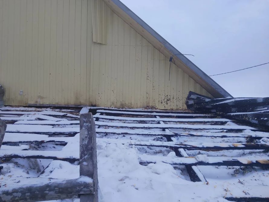 Пожар в деревне Юмас.