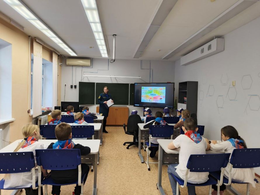 беседа с учащимися начальных классов