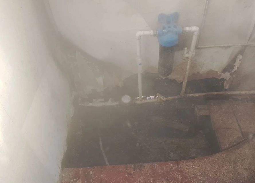 фото трубы, которую пытались отогреть