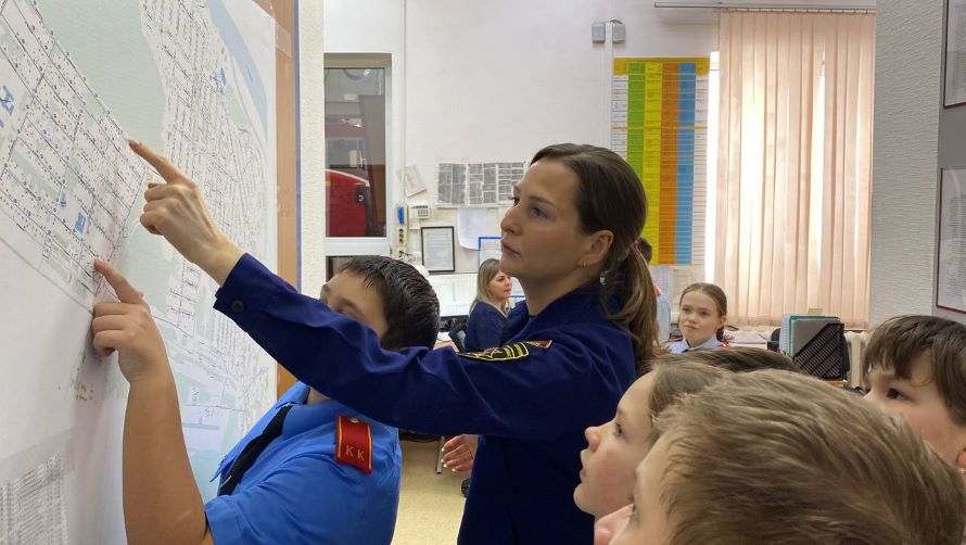 Кадеты на экскурсии